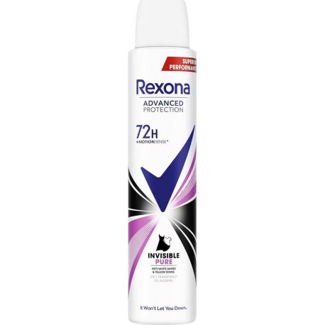 Rexona Déodorant Femme Spray Anti-Transpirant 72H 200ml