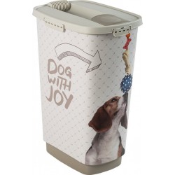 NC Rotho Conteneur Joy Croquettes Chien Avec Pelle 25l / 50l, 25L