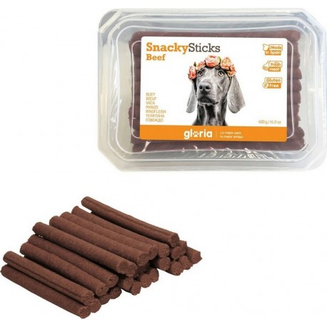 NC Snack Pour Chiens Gloria Snackys Sticks Bœuf Bars (800 G) (800 G)