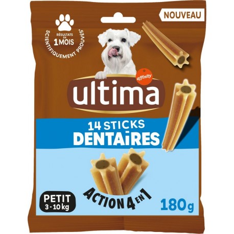 ULTIMA Sticks dentaires pour petit chien 180g