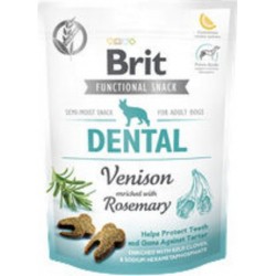 Brit Functional Snack Dental Venison Chien Friandises Gibier 150 G pack de 1.0Kg