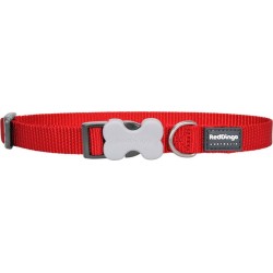 NC Collier Chien Réglable Red Dingo Basic Rouge Taille : T4
