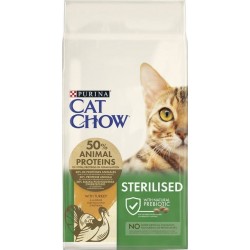 Purina Cat Chow Chat Adult Stérilisé Dinde 10Kg l'unité de 10Kg