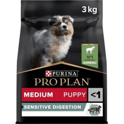 Purina Proplan Puppy Medium Sensitive Digestion Agneau 3Kg