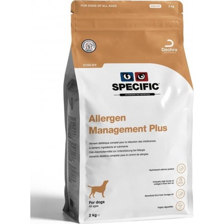 Specific Chien Allergen Management Plus Cod-hy 3 X 4Kg les 3 unités de 4Kg