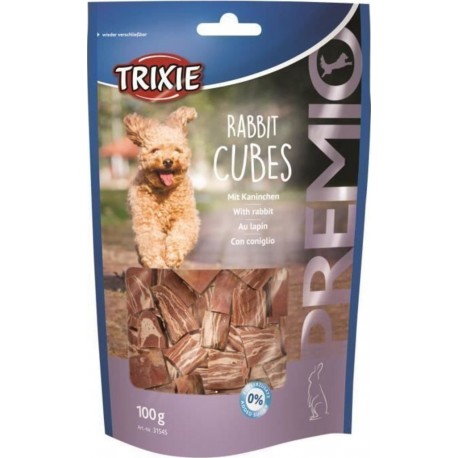 NC Trixie Rabbit Cubes Premio 100g Pour Chien la bouteille