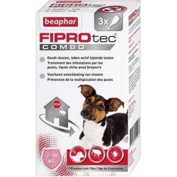 NC Fiprotec Combo Pipettes Antiparasitaires Chien Petite Taille (2-10Kg)