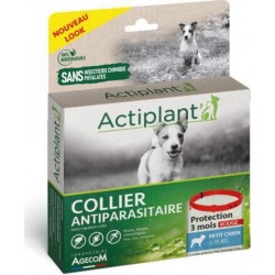 Actiplant Collier Antiparasitaire Rouge Chien Petit