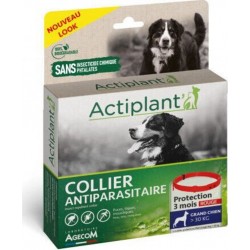 Actiplant Collier Antiparasitaire Rouge Chien