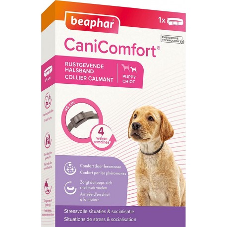 Beaphar Canicomfort Collier Anti Stress Calmant Aux Phéromones Pour Chiot