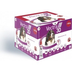 NC Vectra 3d Pour Chien De +40Kg 12 Pipettes