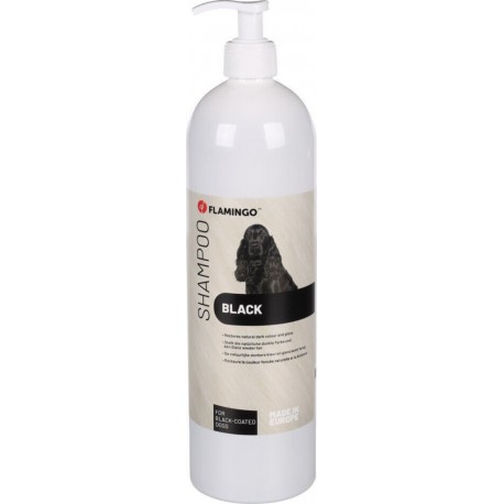 NC Shampoing Pour Chien À Pelage Noir 1 Litre Flamingo