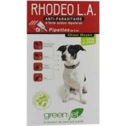 NC Rhodeo Longue Action Pipettes Répulsives Chien Moyen 10 À 25Kg