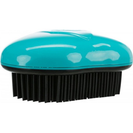 NC Trixie 23237 Brosse Et Peigne Pour Animaux Noir, Turquoise Chien