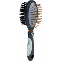 NC Trixie 24152 Brosse Et Peigne Pour Animaux Noir, Gris Chien