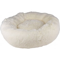 NC Coussin Rond Chat Ou Chien Relax Ecru