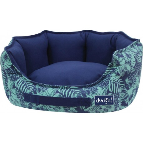 NC Corbeille Ouatinée Doogy Jungle Bleu : Petit Modèle