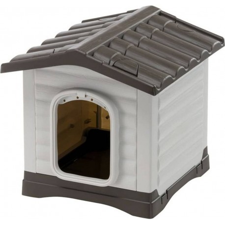 NC Niche Pour Chien Dogvilla 50 43x48x44 Cm Gris Ferplast