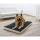 NC Matelas En Mousse Pour Chiens 100 X 60 Cm Beige Et Gris 80327 Kerbl