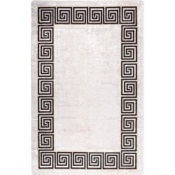 Clair Tapis Lavable Antidérapant 80x150 Cm Beige Clair