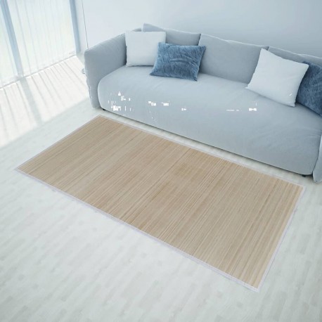 NC Tapis En Bambou 100 X 160 Cm Naturel