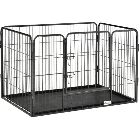 Cage Chien Démontable Enclos Chien Intérieur/extérieur