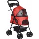 NC Poussette Buggy Pliable Chien Chat Panier Rangement 4 Roues