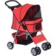 NC Poussette Buggy Pliable Pour Chiens Tissu 600d Oxford Imperméable 4 Roues