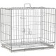 NC Cage Pour Chien Pliable Plateau Amovible 2 Portes Verrouillables