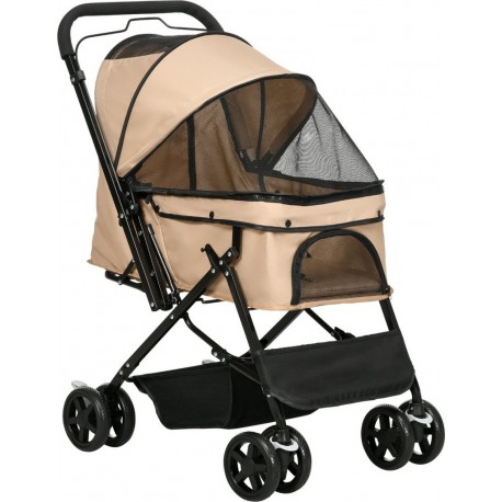 NC Poussette Buggy Pliable Chien Chat Panier Et Sac De Rangement