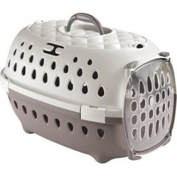 NC Cage De Transport Smart Chic Taupe Max 6Kg Pour Petit Chien Et Chat Stefanplast