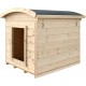 NC Niche Pour Chien Exterieur En Bois 87 X 102 X H85 Cm Timbela M405-1