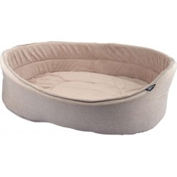 NC Panier Filou Avec Intérieur Doux Pour Chien Et Chat Ecru Long 60 C