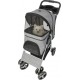 NC Poussette Pliable Pour Animaux De Compagnie Gris Trixie