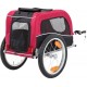 NC Roulotte De Vélo Pour Chiens. Taille S. Dimension: 53 X 60 X 60/117 Cm.-trixie