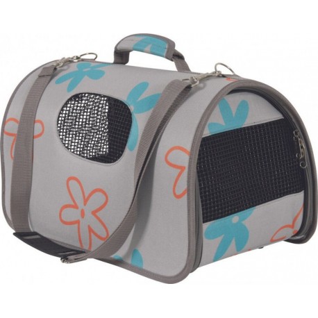 NC Panier De Transport Flower. Taille M. Couleur Gris. Pour Chat Ou Chien