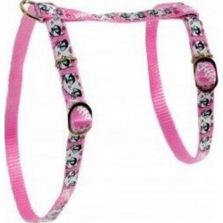 NC Zolux-harnais Nylon Ladycat 10mm Rose