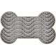 NC Tapis À Lécher Yummee . Couleur Gris. TailleL 29.8 Cm .pour Chien. Flamingo Pe