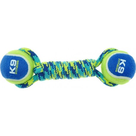 NC K9 Fitness By Zeus Double Balle De Tennis Avec Haltère 22,9 Cm