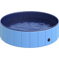 NC Piscine Chiens Dia. 1,20 M Bleu