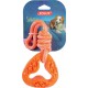 NC Jouet Pour Chien Triangle En Tpr Et Corde De Couleur Orange, Samba