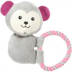 NC Peluche Maxou Corde 18 Cm Jouet Pour Chiots Zolux