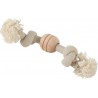 NC Corde Wild Mix Giant 2 Nœuds. Taille Ø 3 Cm X 40 Cm. Jouet Pour Chien