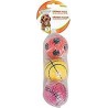 NC Pawise Sponge Ball Jouet Pour Chien 3 Pièces