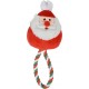 NC Jouet Peluche Pere Noel Et Corde Pour Chien