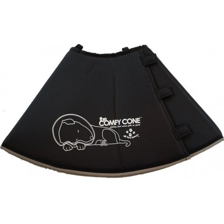 NC E-cône Comfy Cone S Long 20 Cm Noir All Four Paws