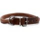 Ancol Round Leather Dog Collar