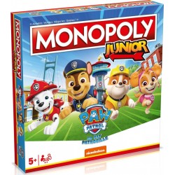 WINNING MOVES Jeu de société Monopoly Junior La Pat Patrouille la boîte