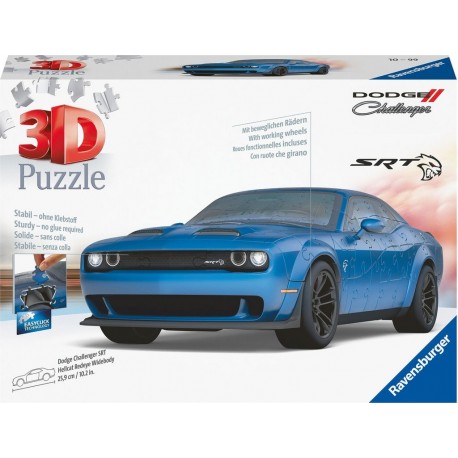 SRT RAVENSBURGER Puzzle 3D Dodge Challenger SRT Hellcat Redeye Widebody RAVENSBURGER le puzzle