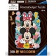 RAVENSBURGER Puzzle en Bois Mickey et Minnie 300 pièces la boîte